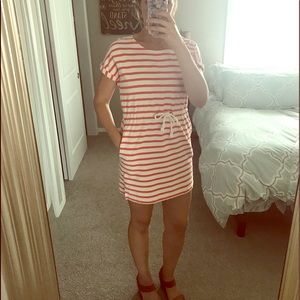 Olive and Oak red and white striped sailor dress